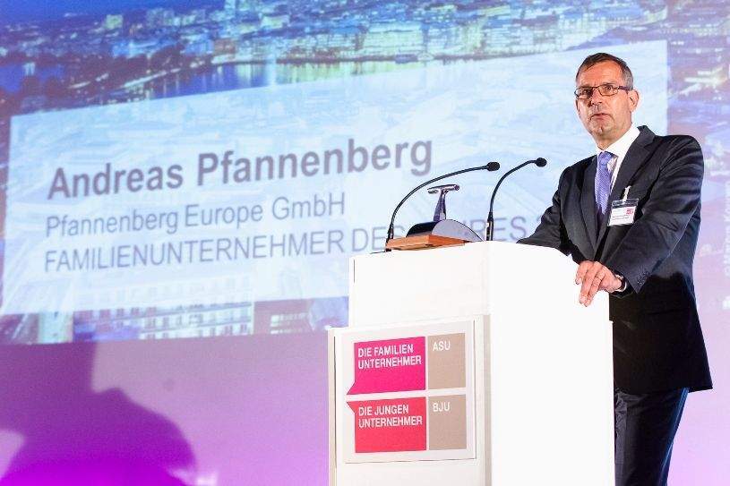 Photo of Andreas Pfannenberg, the Family Entrepreneur of the Year 2018