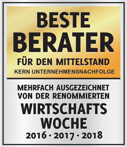 Best Advisor Award from Wirtschaftswoche for 2017, 2018 and 2019
