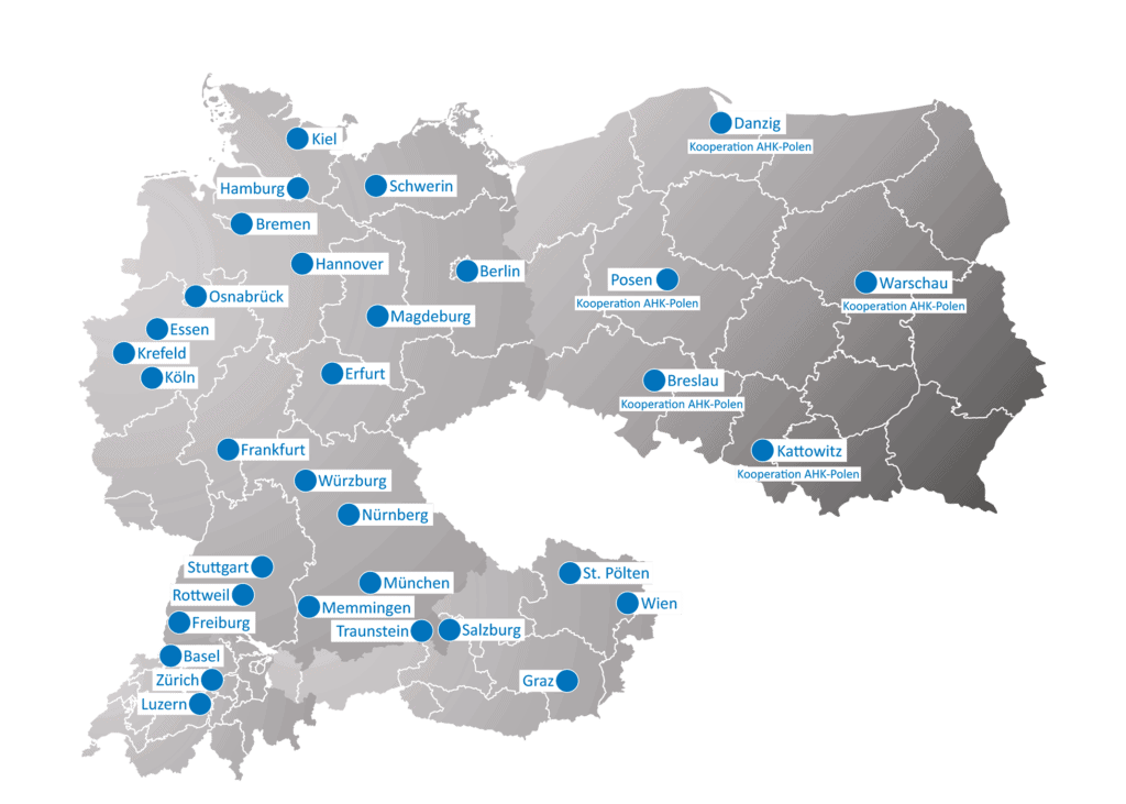 KERN Partner Map DACH na temat sprzedaży GmbH Podatki