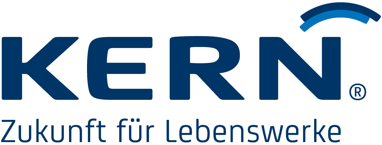 Logo KERN 2019 z delfinem w kolorach Ocean Blue i Narrow Black