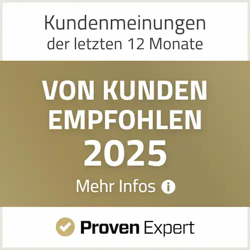 Proven Expert - Von Kunden Empfohlen 2025